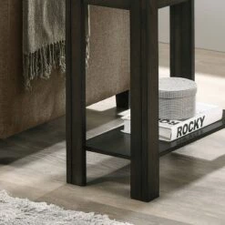 Buy ❤️ Avanal Shelf Side Table White/Dark Walnut - HOMES: Inside + Out 🎉 -End And Side Tables shop unnamed file 7664