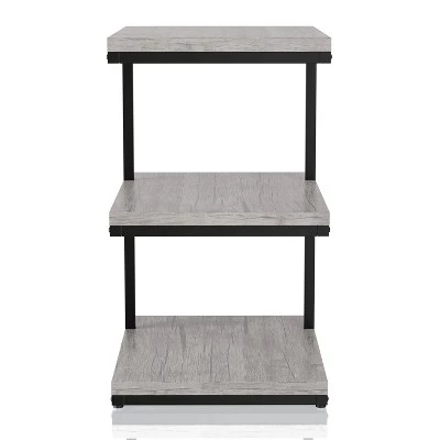 Deals 𧨠Comrie 3 Shelf Side Table - miBasics Matte Black/light Gray π― 8 Deals 𧨠Comrie 3 Shelf Side Table - miBasics Matte Black/light Gray π― - Image 6