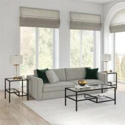 Brand new ❤️ Henn& Hart Metal Two Tier Side Table in Black - Henn&Hart ⌛ -End And Side Tables shop unnamed file 7676