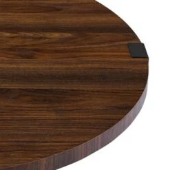 Discount 😍 3pc Wrightson Modern Wrap Leg Occasional Table Set - Saracina Home Dark Walnut ❤️ -End And Side Tables shop unnamed file 7695