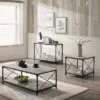 Deals ⌛ 3pc Rosslea Coffee Table and 2 End Tables Set Black/Gray - HOMES: Inside + Out 😉 -End And Side Tables shop unnamed file 7722