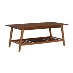 Cheap 🤩 3pc Charlotte Coffee Table and 2 End Tables Walnut - Linon 🥰