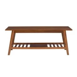 Cheap 🤩 3pc Charlotte Coffee Table and 2 End Tables Walnut - Linon 🥰 -End And Side Tables shop unnamed file 7732