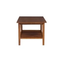 Cheap 🤩 3pc Charlotte Coffee Table and 2 End Tables Walnut - Linon 🥰 -End And Side Tables shop unnamed file 7734