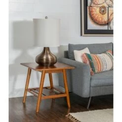 Cheap 🤩 3pc Charlotte Coffee Table and 2 End Tables Walnut - Linon 🥰 -End And Side Tables shop unnamed file 7741