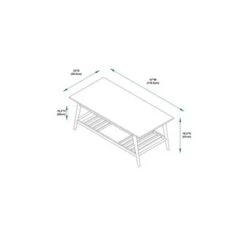 Cheap 🤩 3pc Charlotte Coffee Table and 2 End Tables Walnut - Linon 🥰 -End And Side Tables shop unnamed file 7742