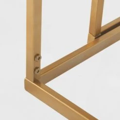 Flash Sale ✨ Set of 2 Friedman Accent Tables Gold - Finch 🎁 -End And Side Tables shop unnamed file 776