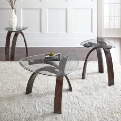 Top 10 🎉 3pc Pitman Occasional Set Dark Brown - Steve Silver Co. 😉