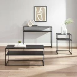 Coupon π 3pc Braxton Coffee Table Set - Coffee Table, Console Table and End Table Matte Black - Crosley 𧨠13 Coupon π 3pc Braxton Coffee Table Set - Coffee Table, Console Table and End Table Matte Black - Crosley 𧨠-End And Side Tables shop unnamed file 7816