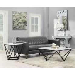 Budget π₯ 2pc Conner Occasional Coffee Table & End Table Set White - Picket House Furnishings β¨