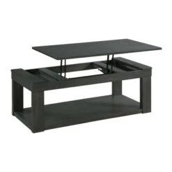 Hot Sale ❤️ 3pc Merle Coffee with Lift Top and 2 End Tables Dark Brown - Picket House Furnishings 🌟