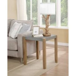 New π 36" Davenport Faux Concrete and Wood Coffee Table with 2 Square End Tables Light Amber - Alaterre Furniture β 10 New π 36" Davenport Faux Concrete and Wood Coffee Table with 2 Square End Tables Light Amber - Alaterre Furniture β -End And Side Tables shop unnamed file 7874
