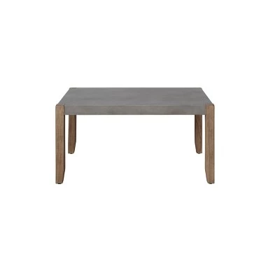 New π 36" Davenport Faux Concrete and Wood Coffee Table with 2 Square End Tables Light Amber - Alaterre Furniture β 6 New π 36" Davenport Faux Concrete and Wood Coffee Table with 2 Square End Tables Light Amber - Alaterre Furniture β - Image 4