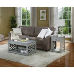 Flash Sale 🎁 36" Middlebury Coffee Table and End Table - Alaterre Furniture White 🎁