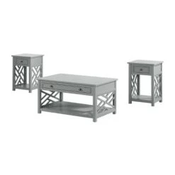 Cheapest π€© 36" Middlebury Coffee Table and 2 End Tables with Drawer - Alaterre Furniture Gray π 29 Cheapest π€© 36" Middlebury Coffee Table and 2 End Tables with Drawer - Alaterre Furniture Gray π -End And Side Tables shop unnamed file 7933