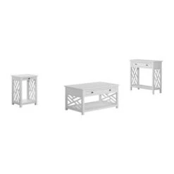 Best Sale 🔥 36" Middlebury Coffee Table with Drawer, End Table with Tray and Console Table - Alaterre Furniture Light Gray 🤩 -End And Side Tables shop unnamed file 7953