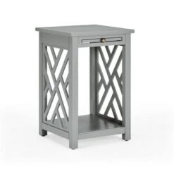 Hot Sale ✔️ 36" Middlebury Coffee Table and 2 End Tables with Tray Shelf - Alaterre Furniture Gray 🛒 -End And Side Tables shop unnamed file 8002