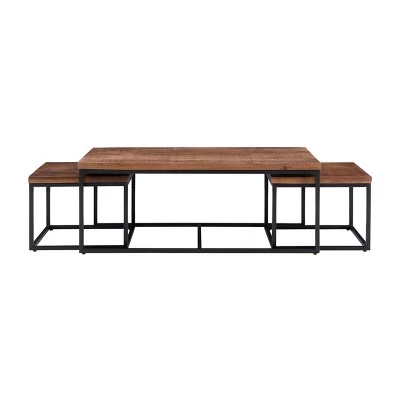 Outlet β Powell Company Emmie Coffee Table with 2 End Tables - Powell Black π 3 Outlet β Powell Company Emmie Coffee Table with 2 End Tables - Powell Black π