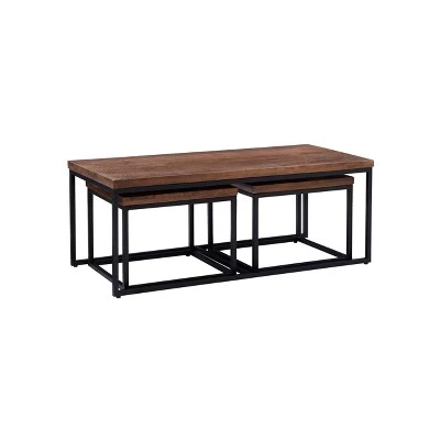 Outlet β Powell Company Emmie Coffee Table with 2 End Tables - Powell Black π 4 Outlet β Powell Company Emmie Coffee Table with 2 End Tables - Powell Black π - Image 2