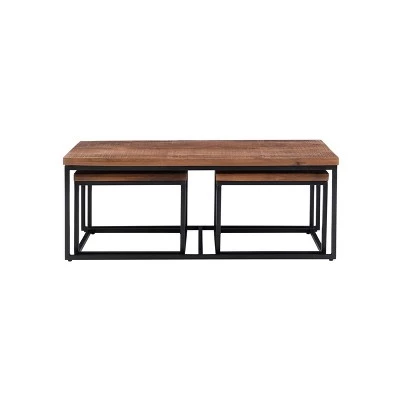 Outlet β Powell Company Emmie Coffee Table with 2 End Tables - Powell Black π 5 Outlet β Powell Company Emmie Coffee Table with 2 End Tables - Powell Black π - Image 3