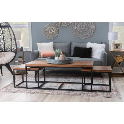 Outlet β Powell Company Emmie Coffee Table with 2 End Tables - Powell Black π 13 Outlet β Powell Company Emmie Coffee Table with 2 End Tables - Powell Black π - Image 11