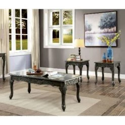 Best Pirce 🔔 3pc Umbarger Occasional Table Set Gray - HOMES: Inside + Out 🔔