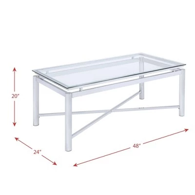 Best deal β 2pc Monroe Occasional Table Set Clear - Picket House Furnishings π 10 Best deal β 2pc Monroe Occasional Table Set Clear - Picket House Furnishings π - Image 8
