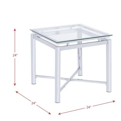 Best deal β 2pc Monroe Occasional Table Set Clear - Picket House Furnishings π 11 Best deal β 2pc Monroe Occasional Table Set Clear - Picket House Furnishings π - Image 9
