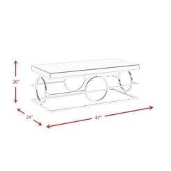 Cheap 😍 2pc Katie Occasional Table Set Chrome - Picket House Furnishings 🧨 -End And Side Tables shop unnamed file 8204