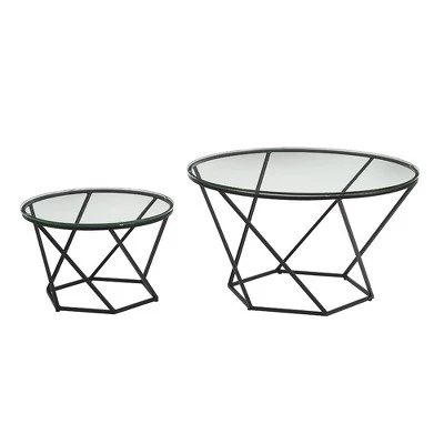 Hot Sale π Geometric Glam Nesting Coffee Tables - Saracina Home White Marble/gold π 12 Hot Sale π Geometric Glam Nesting Coffee Tables - Saracina Home White Marble/gold π - Image 10