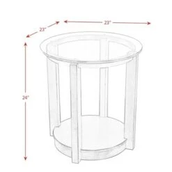 Flash Sale ❤️ 2pc Benton Occasional Table Set Espresso - Picket House Furnishings 🎉 -End And Side Tables shop unnamed file 8303