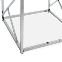 Hot Sale 🎁 3pc Stella Occasional Table Set Chrome - Picket House Furnishings 💯 -End And Side Tables shop unnamed file 8359