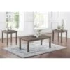 Hot Sale ✔️ Brunsin Coffee Table and 2 End Table Set Antique White - miBasics 😀