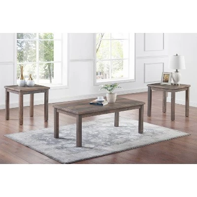 Hot Sale βοΈ Brunsin Coffee Table and 2 End Table Set Antique White - miBasics π 3 Hot Sale βοΈ Brunsin Coffee Table and 2 End Table Set Antique White - miBasics π