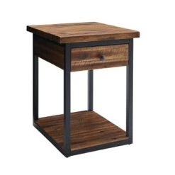 Top 10 👍 Claremont Rustic Wood Coffee Table and 2 End Tables Black - Alaterre Furniture 🌟 -End And Side Tables shop unnamed file 8430