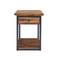 Top 10 👍 Claremont Rustic Wood Coffee Table and 2 End Tables Black - Alaterre Furniture 🌟 -End And Side Tables shop unnamed file 8436