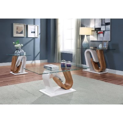 Promo π 2pc Saxon Coffee Table Set Tan - miBasics π 5 Promo π 2pc Saxon Coffee Table Set Tan - miBasics π - Image 3