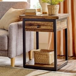 Top 10 👍 Claremont Rustic Wood Coffee Table and 2 End Tables Black - Alaterre Furniture 🌟 -End And Side Tables shop unnamed file 8443