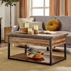 Top 10 👍 Claremont Rustic Wood Coffee Table and 2 End Tables Black - Alaterre Furniture 🌟 -End And Side Tables shop unnamed file 8444
