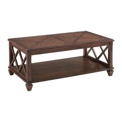 Cheapest π 3pc Bridgton Wood Living Room Set with Coffee Table and 2 Square End Tables Cherry - Alaterre Furniture π₯° 4 Cheapest π 3pc Bridgton Wood Living Room Set with Coffee Table and 2 Square End Tables Cherry - Alaterre Furniture π₯° - Image 2