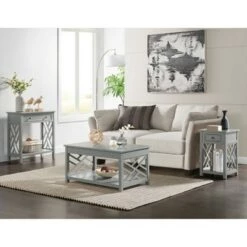 Wholesale 🔔 36" Middlebury Coffee Table, End Table and Console Table - Alaterre Furniture Gray 🔥
