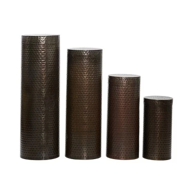 Best reviews of β€οΈ Olivia & May Set of 4 Industrial Metal Pedestal Tables Brown - Olivia & May π 4 Best reviews of β€οΈ Olivia & May Set of 4 Industrial Metal Pedestal Tables Brown - Olivia & May π - Image 2