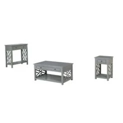 Best Pirce ❤️ 36" Middlebury Coffee Table, End Table and Console Table with Drawers - Alaterre Furniture White 😍 -End And Side Tables shop unnamed file 8501