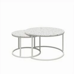 Flash Sale ✨ Amelia Nesting Coffee Tables Terrazzo - Cosmoliving By Cosmopolitan ⌛ -End And Side Tables shop unnamed file 8546