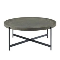 Best Sale 💯 3pc Brookline Table Set Concrete Gray - Alaterre Furniture 🥰