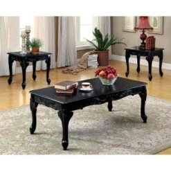 Best deal β Cassia Occasional Table Set Black - HOMES: Inside + Out π