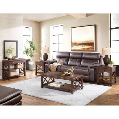 Hot Sale π 4pc Bridgton Wood Living Room Set Red - Alaterre Furniture π― 3 Hot Sale π 4pc Bridgton Wood Living Room Set Red - Alaterre Furniture π―