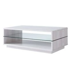 Flash Sale π₯° 3pc Welnick Coffee Table Set White Oak - miBasics β€οΈ