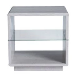 Flash Sale 🥰 3pc Welnick Coffee Table Set White Oak - miBasics ❤️ -End And Side Tables shop unnamed file 8641