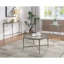 Cheapest 𧨠3pc Harding Coffee Table Set Silver - miBasics π
